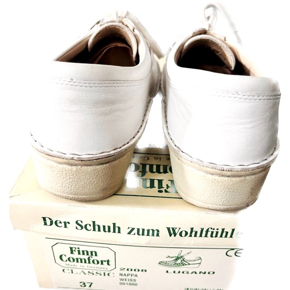 Finn Comfort Made in Germany Lugano Men/Women unisex perforated leather shoes - Picture 8 of 9